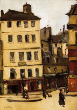  Bertalan, Albert - Autumn Street in Paris 