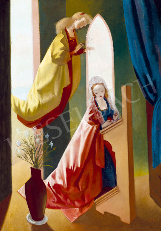  Molnár C., Pál - Annunciation | 51st Winter Sale auction / 93 Lot