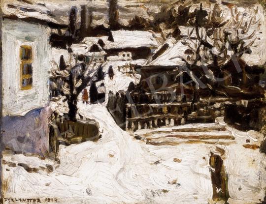  Perlmutter, Izsák - Snow-Covered Street | 24th Auction auction / 11 Lot