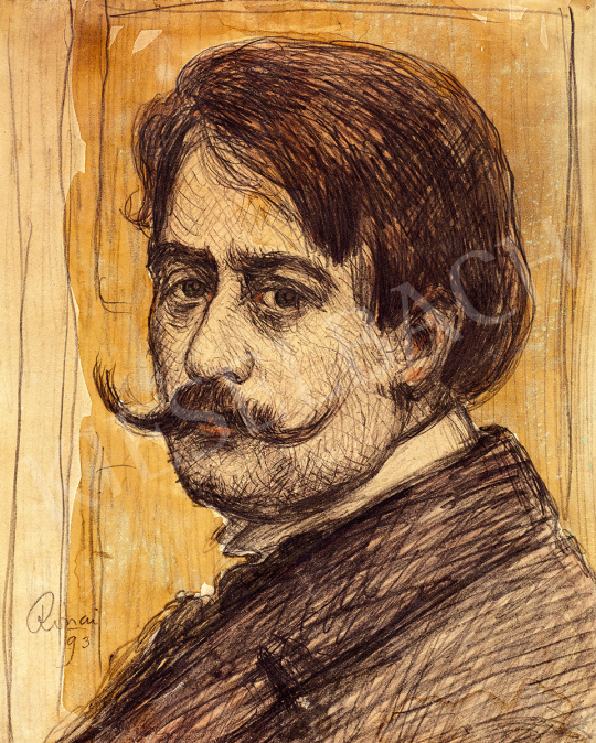 Rippl-Rónai, József - Self-Portrait | 51st Winter Sale auction / 117 Lot