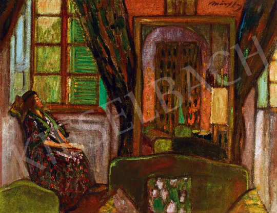 Márffy Ödön - Késő délutáni fények a tükrös szobában (Hommage á Vuillard) | 51. téli aukció aukció / 176 tétel