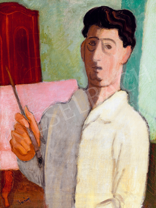 Berény, Róbert - Self-Portrait | 51st Winter Sale auction / 180 Lot