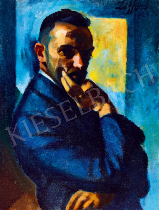 Ziffer, Sándor - Blue Self-Portrait | 51st Winter Sale auction / 188 Lot