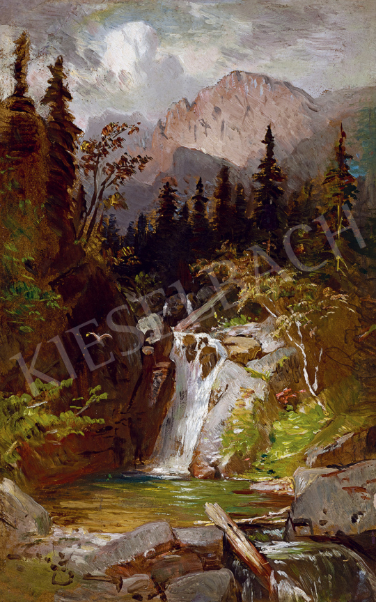 Molnár, József - Waterfall in the Tatras | 51st Winter Sale auction / 192 Lot
