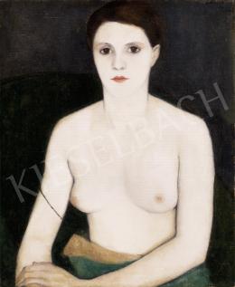 Basch, Edit - Nude in a Green Armchair 