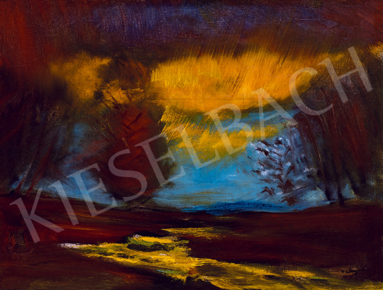  Mednyánszky, László - Sunset mirroring in the brook | 51st Winter Sale auction / 213 Lot