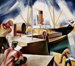  Gábor Jenő - Kikötő (Le Havre-i kikötő) (1927)