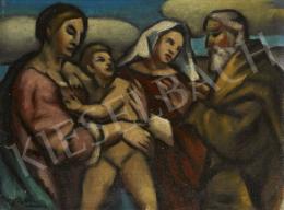 Unknown painter - Holy Family (c. 1925)