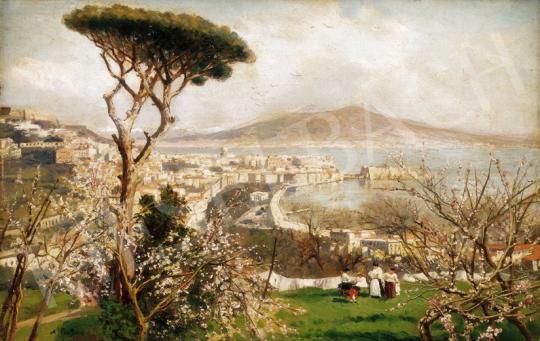 Pratella, Attilio, - Napolatean Spring with the Vesuv in the Background | 24th Auction auction / 31 Lot