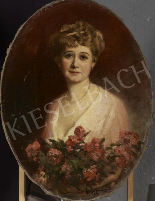 For sale  Lengyel-Reinfuss, Ede - Lady with Roses 's painting