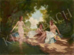  Brettschneider, Rudolf - Bathers on the Brookside 