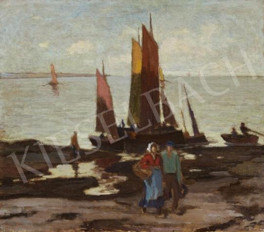 Balla, Béla - At the Seaside painting