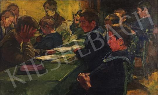 Eladó Kováts Károly - Matrózblúzos fiúk festménye
