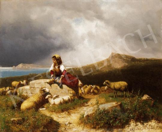 Markó, András - Shepherdess on Italian Beach | 24th Auction auction / 38 Lot