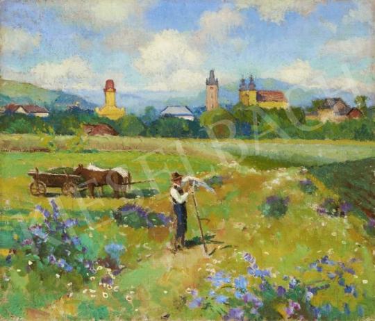 Balla, Béla - Landscape of Nagybánya painting