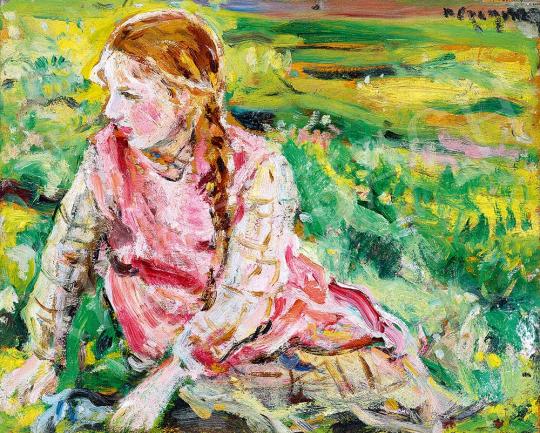  Perlmutter, Izsák - Girl on the Hill-Side | 52nd Spring Auction auction / 67 Lot