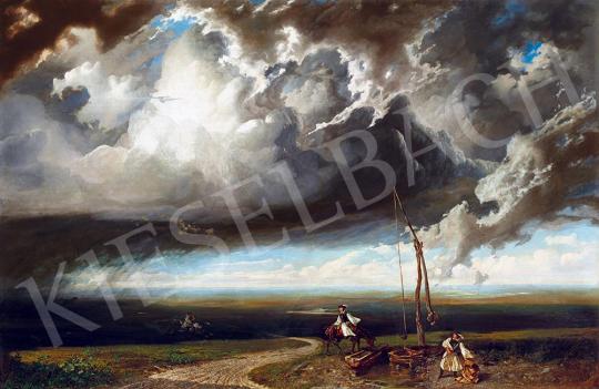 Telepy, Károly - Storm on the Puszta, 1846 | 52nd Spring Auction auction / 83 Lot