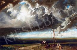 Telepy, Károly - Storm on the Puszta, 1846 