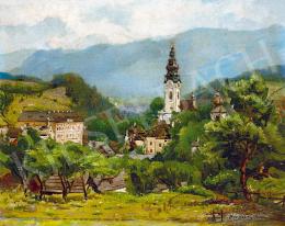 Brodszky Sándor - Selmecbánya látképe (Banská Stiavnica) 