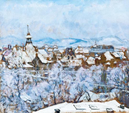  Csók, István - Budapest in Winter, 1915 | 52nd Spring Auction auction / 107 Lot