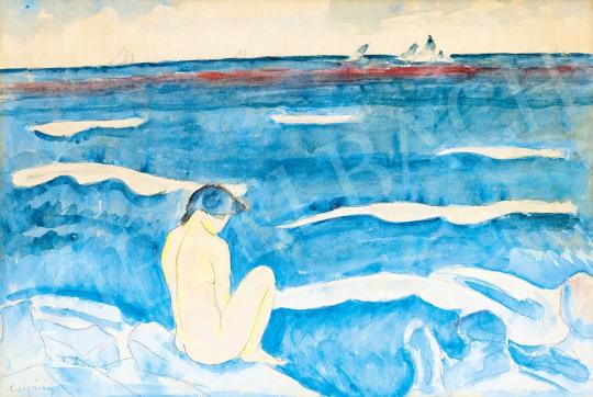  Czigány, Dezső - Woman by the Sea | 52nd Spring Auction auction / 108 Lot
