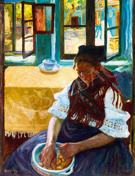  Perlmutter Izsák - Szobában (Ablak előtt), 1908 | 52. Tavaszi Aukció aukció / 109 tétel