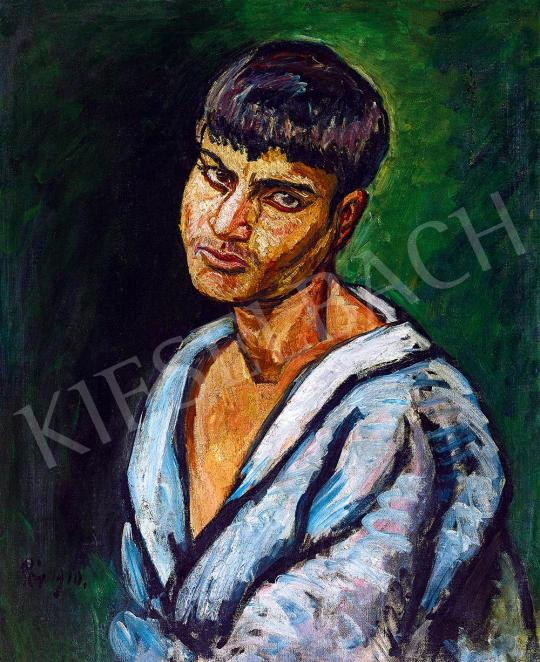  Pór, Bertalan - Boy in a Blue Shirt (Gipsy Boy), 1910 | 52nd Spring Auction auction / 126 Lot