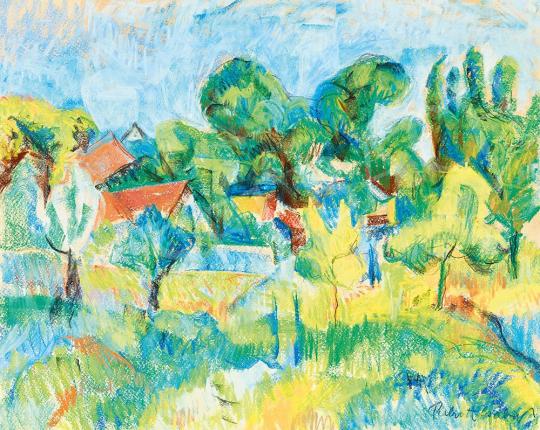  Perlrott Csaba, Vilmos - Gardens in Szentendre | 52nd Spring Auction auction / 138 Lot