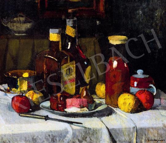 Kosztolányi Kann, Gyula - Still-Life with Fruits and Cakes | 52nd Spring Auction auction / 147 Lot