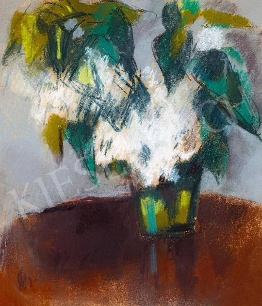  Bernáth Aurél - Fehér virágok | 52. Tavaszi Aukció aukció / 148 tétel
