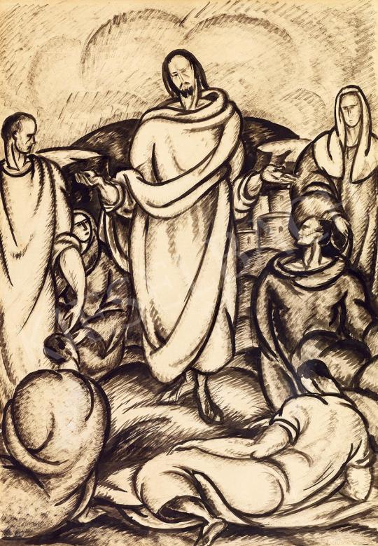  Bortnyik, Sándor - Sermon on the Mount, 1917 | 52nd Spring Auction auction / 161 Lot