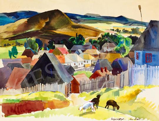 Aba-Novák, Vilmos - Transsylvanian Landscape (Zsögöd), 1935 | 52nd Spring Auction auction / 169 Lot