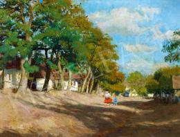  Glatz, Oszkár - Sunlit Street, 1934 