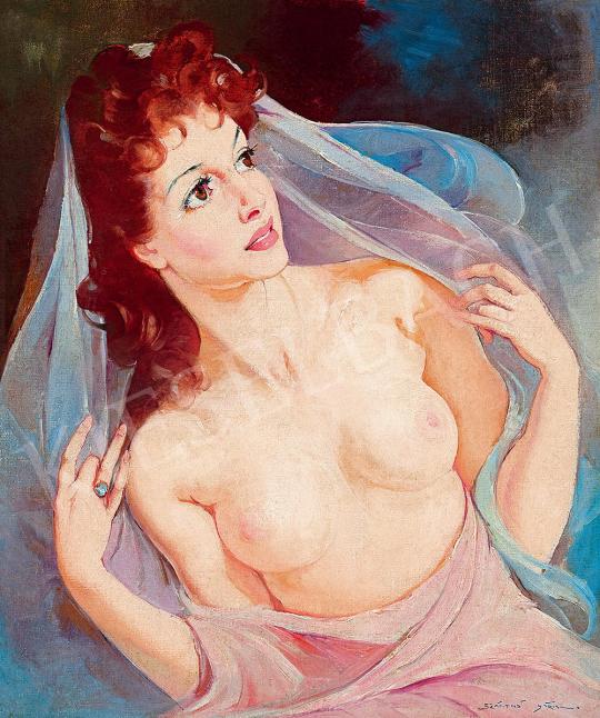  Szánthó Mária - Vörös hajú szépség | 52. Tavaszi Aukció aukció / 182 tétel