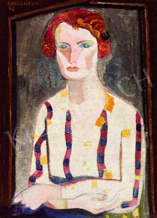 Lossonczy, Tamás - Young Lady, 1928 | 52nd Spring Auction auction / 191 Lot