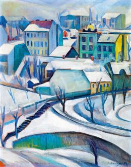  Schönberger, Armand - Winter Town (Rose Hill) 