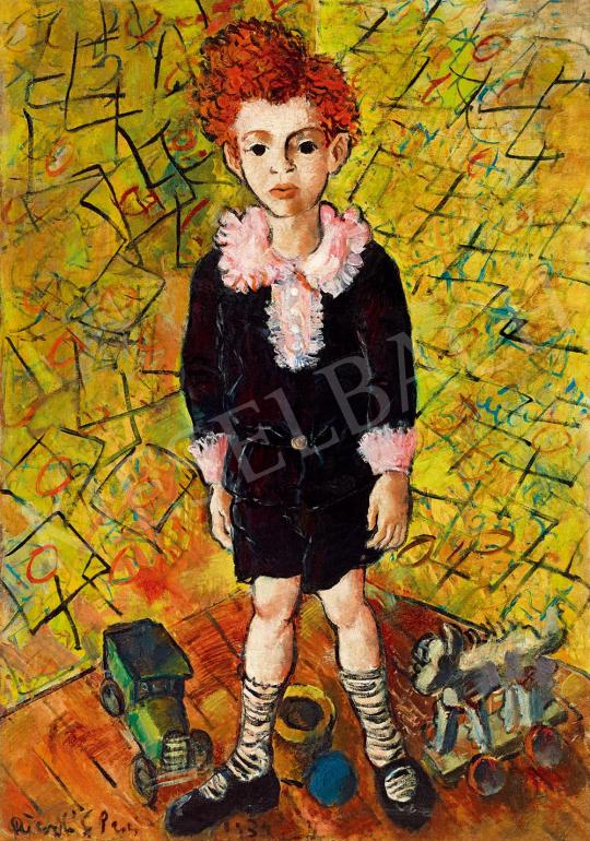  Peterdi, Gábor - Boy in Striped Socks | 52nd Spring Auction auction / 216 Lot