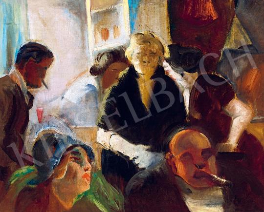  Farkas, István - In the Café, c. 1922 | 52nd Spring Auction auction / 227 Lot