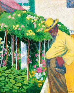  Götz, Béla Ernő - In the Flower Garden (The Gardener), c. 1910 