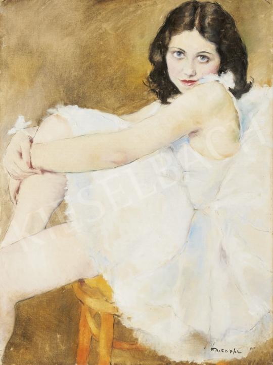 For sale  Fried, Pál - Ballerina in a White Dress 's painting