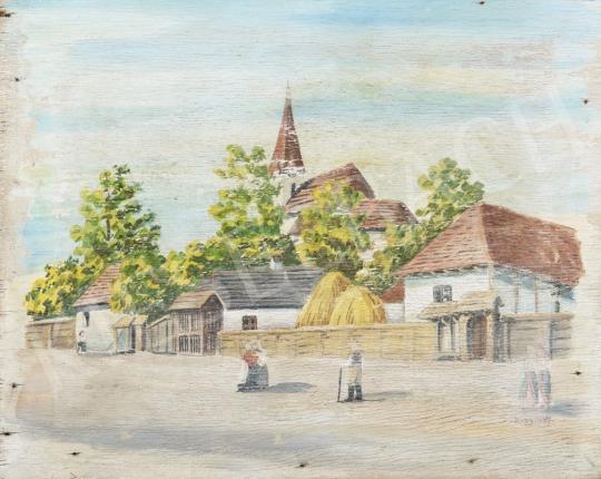 For sale Kiss, Károly - Village from Transylvania, 1937 's painting