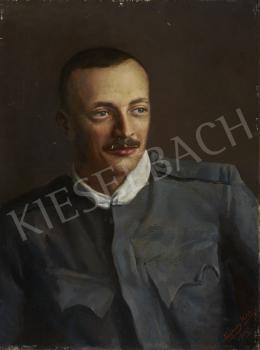  Ferenczy Valér - Bajuszos férfiportré, 1915 