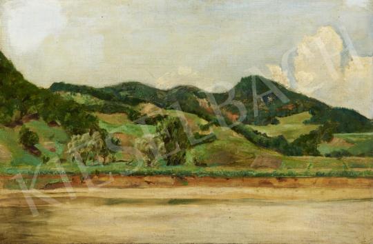 Unknown painter - Hillside painting