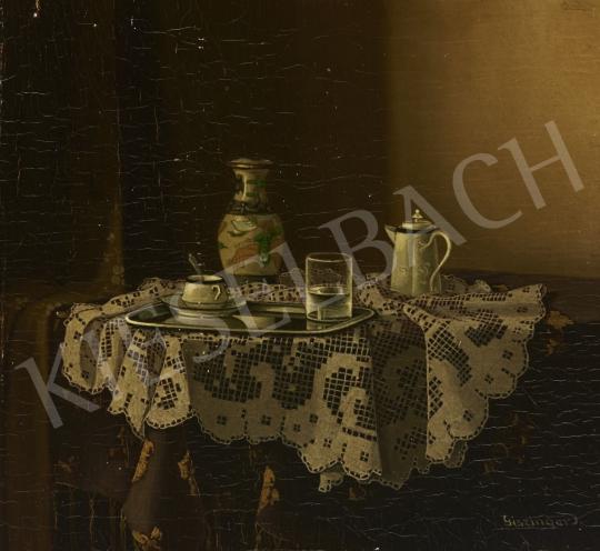 For sale  Giszinger, Imre - Still Life with a Lace-Work, c. 1925 's painting