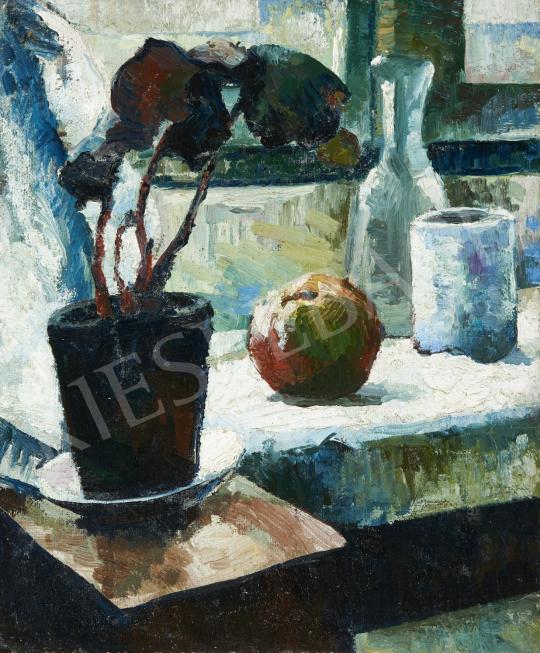  Börzsönyi Kollarits, Ferenc - Still Life in the Window painting