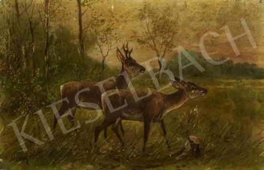 Mérey, László (Méray László) - Deer painting