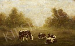  Signed Németh - Grazing Cows 