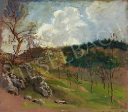  Signed Béla Gábori - Early Spring, 1928 