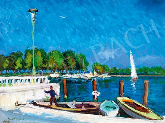  Boldizsár, István - Port by Lake Balaton | 53rd Autumn Auction auction / 2 Lot