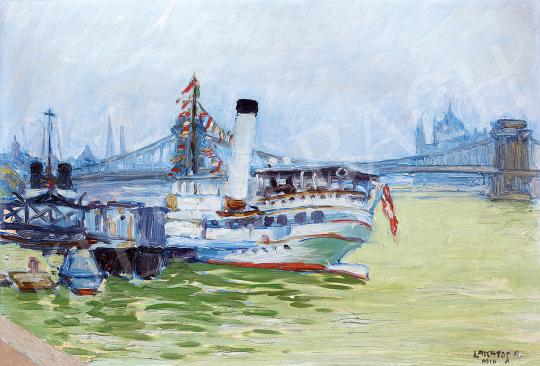  Lakatos, Artúr - Cruise Ship on the Danube, 1920 | 53rd Autumn Auction auction / 3 Lot